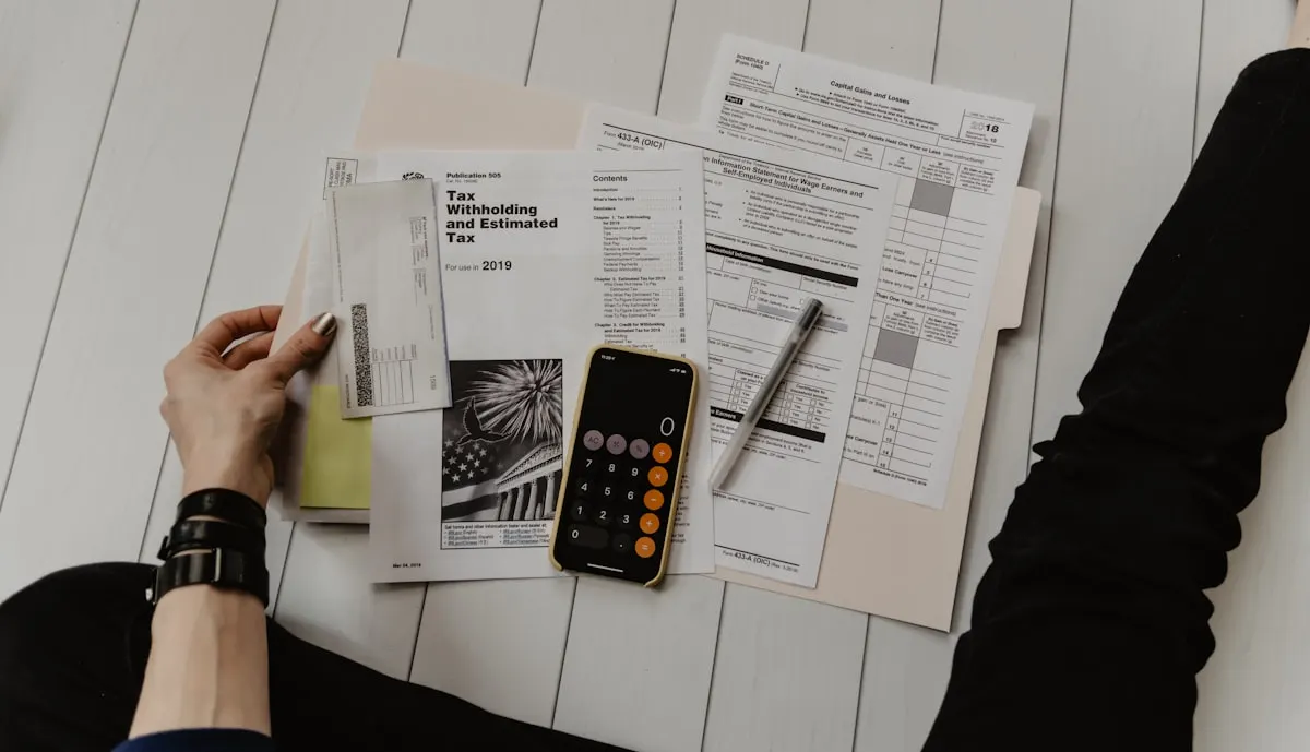 Financial documents and calculations representing the Wexner-Epstein financial relationship investigation